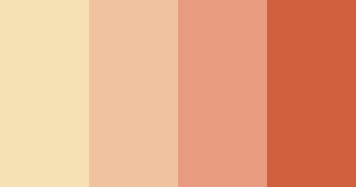 Download light orange color palette PNG image (landscape)