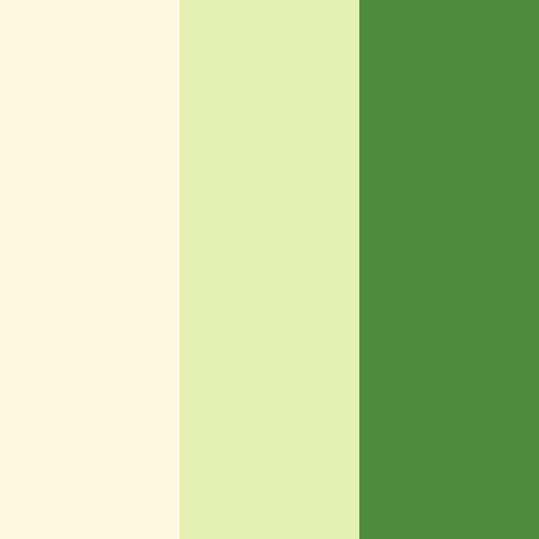 Download lemonade garden color palette PNG image (square)