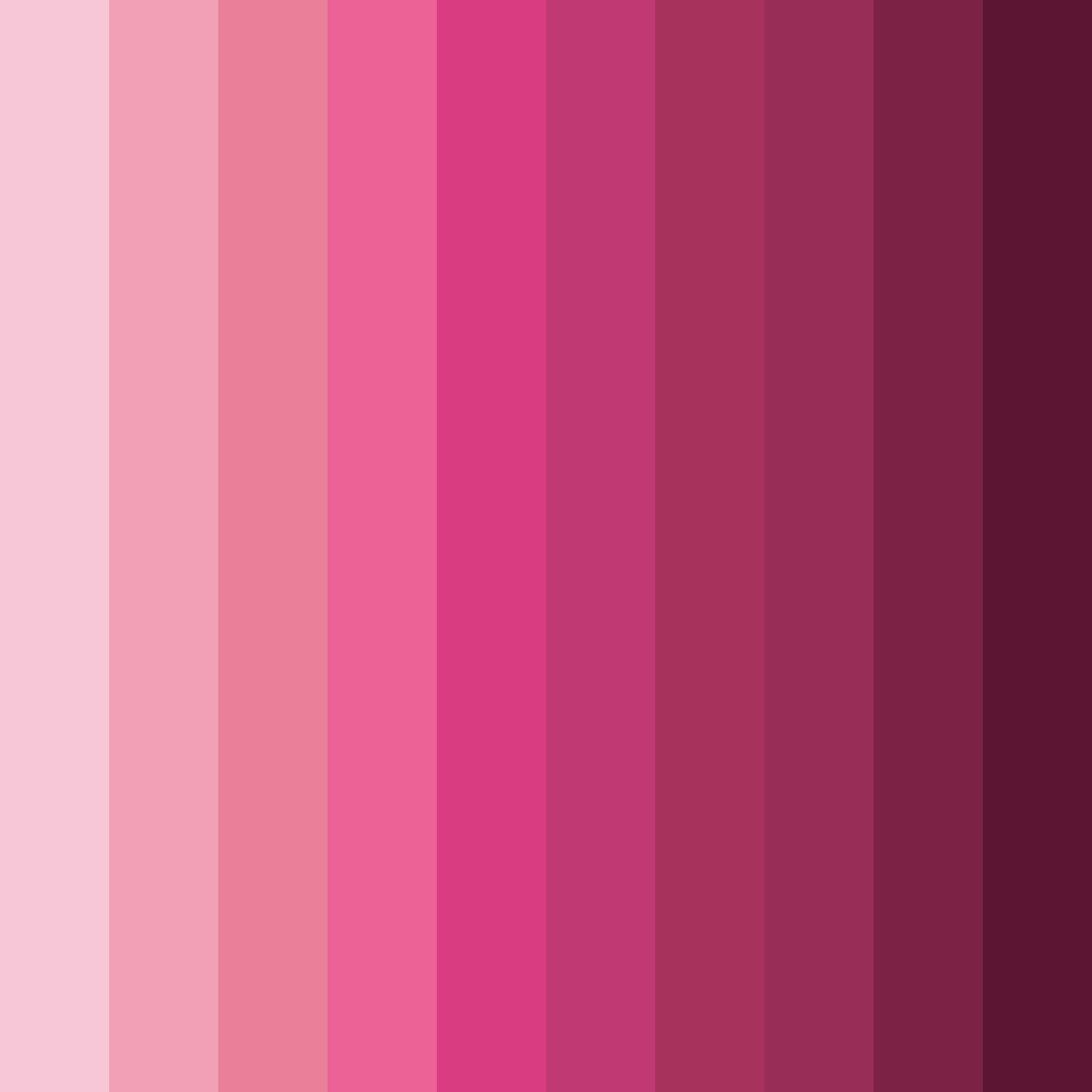 Download blushing rose garden color palette PNG image (square)