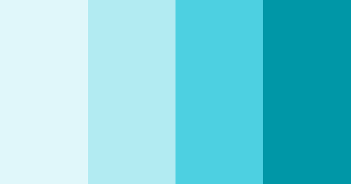 Download aqua bloom color palette PNG image (landscape)