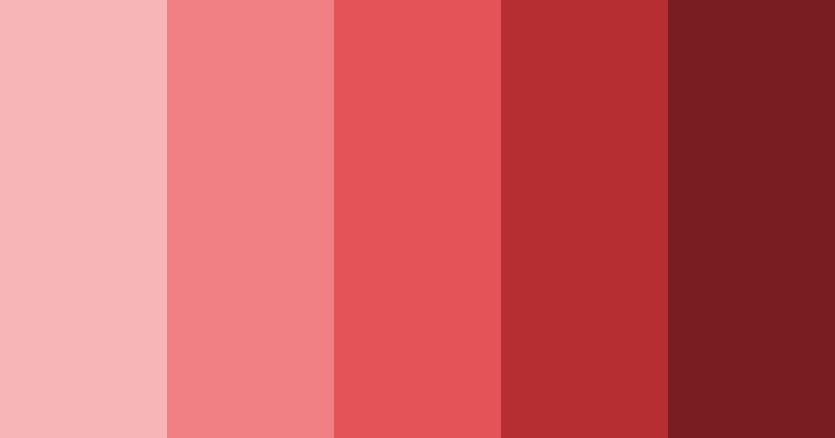 Download crimson whispers color palette PNG image (landscape)