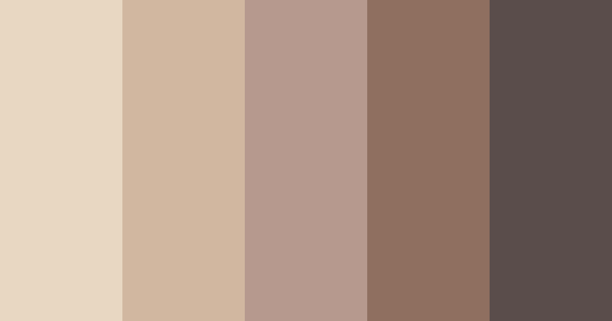 Download muted brown color palette PNG image (landscape)