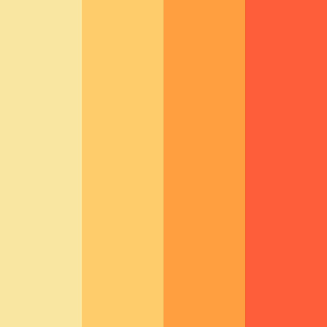 Download yellow happiness color palette PNG image (square)