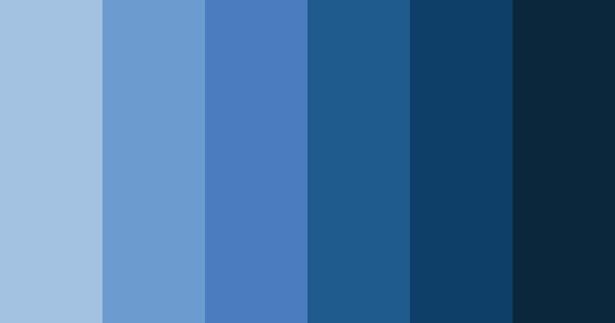 Download dark blue business color palette PNG image (landscape)