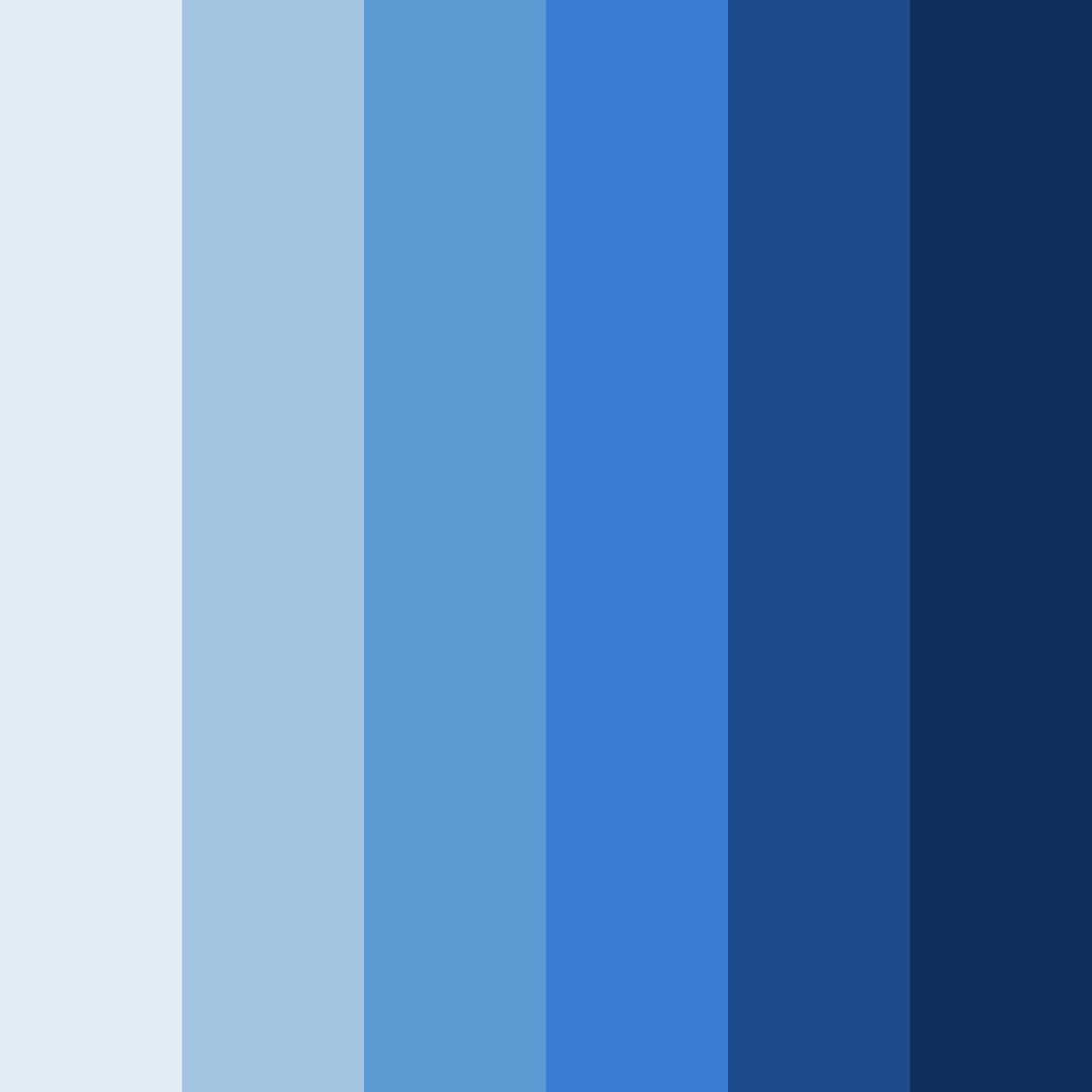 Download dark blue business color palette PNG image (square)