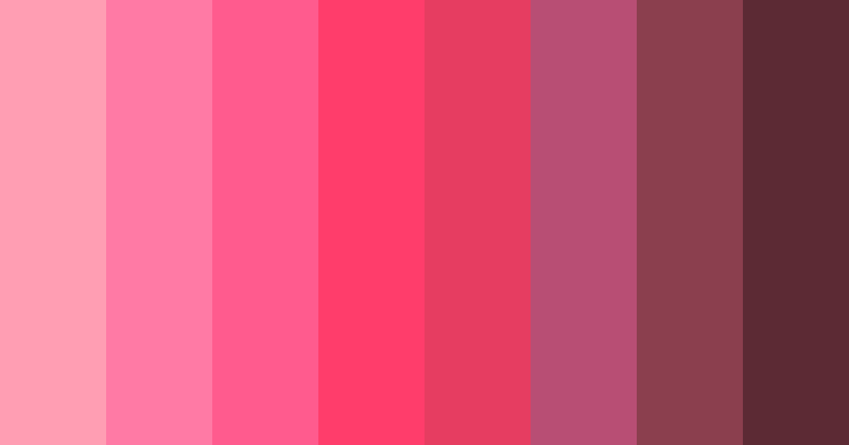 Download blushing rose garden color palette PNG image (landscape)