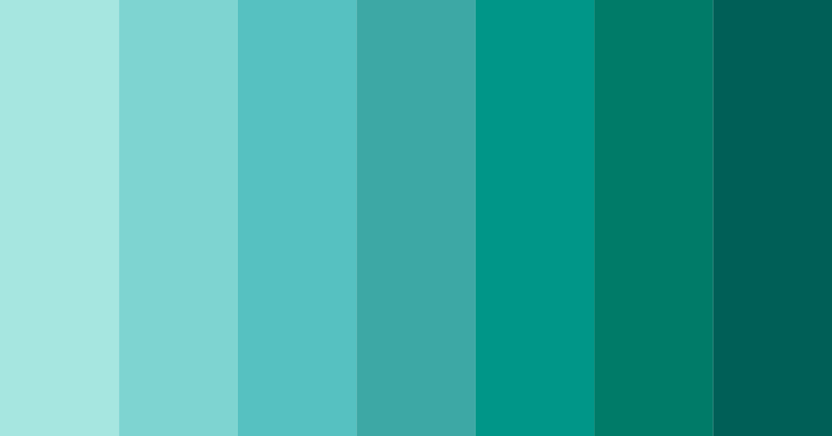 Download tropical oasis color palette PNG image (landscape)