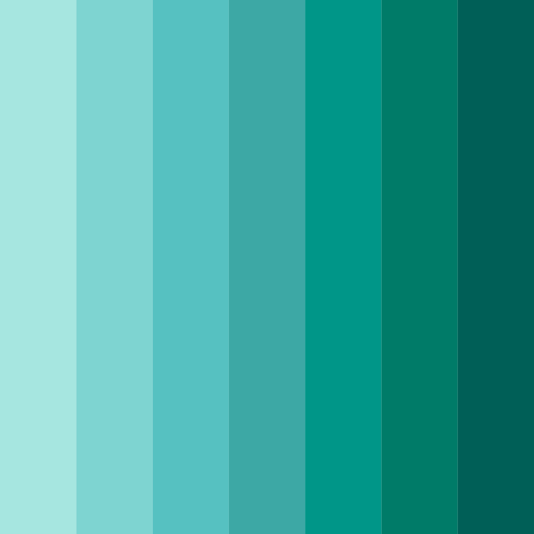 Download tropical oasis color palette PNG image (square)