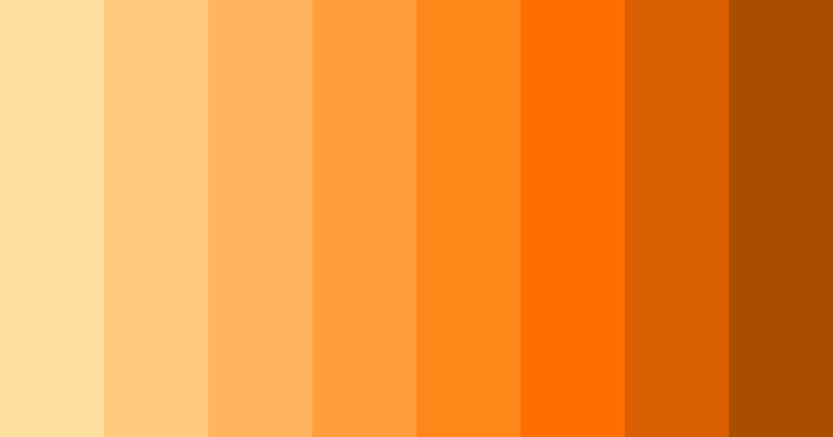 Download sunny ember glow color palette PNG image (landscape)