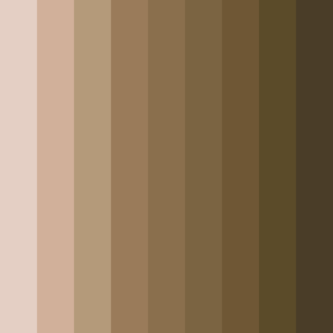 Download whispering earthtones color palette PNG image (square)