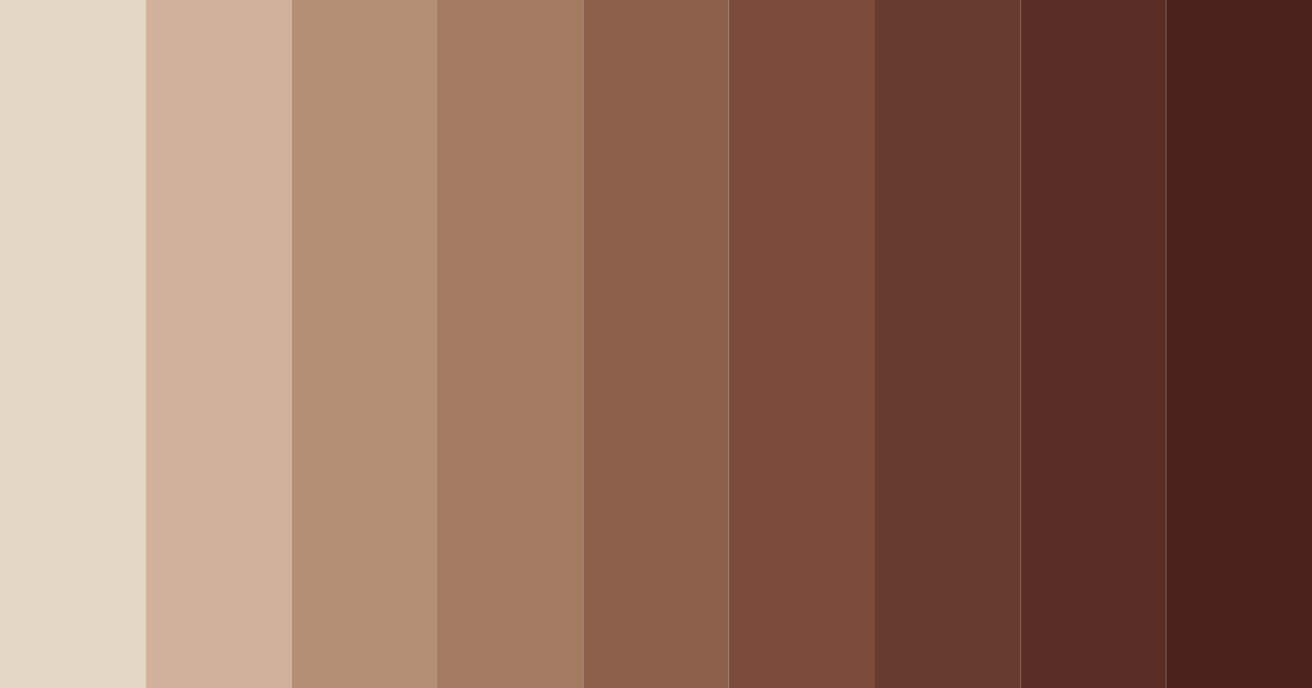 Download whispering earthtones color palette PNG image (landscape)