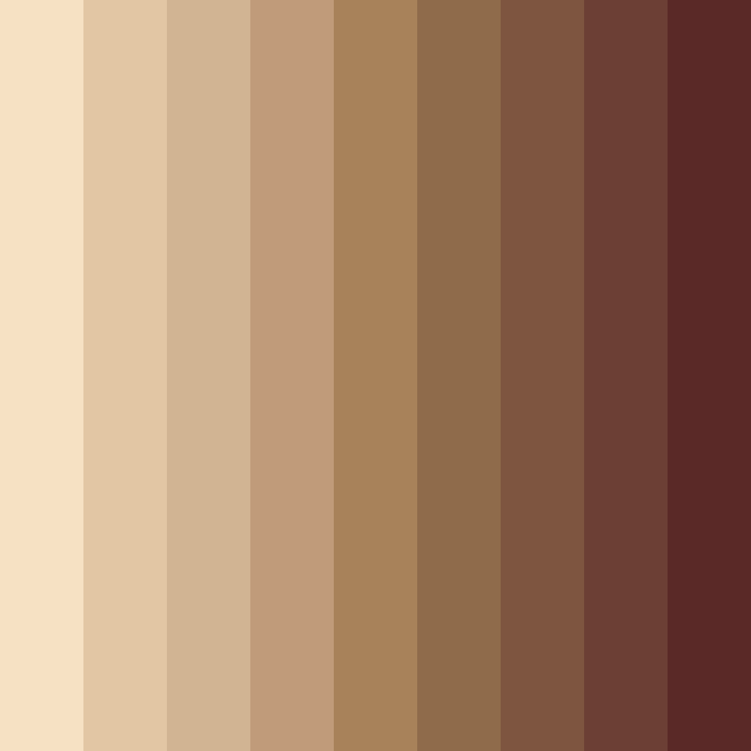 Download muted beige color palette PNG image (square)