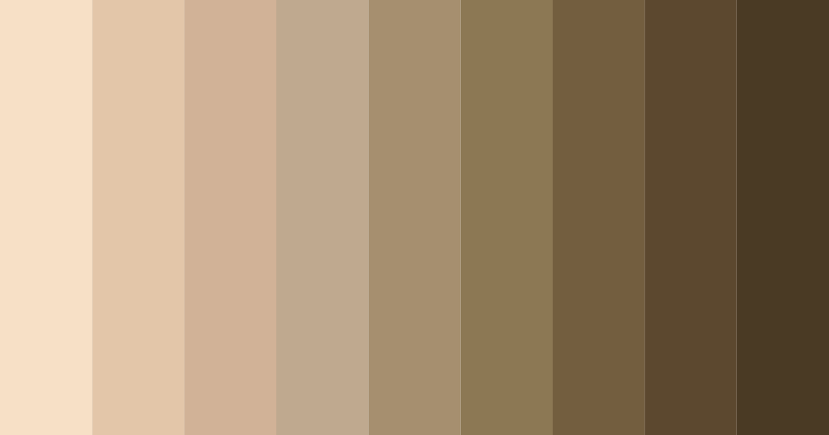 Download muted beige color palette PNG image (landscape)