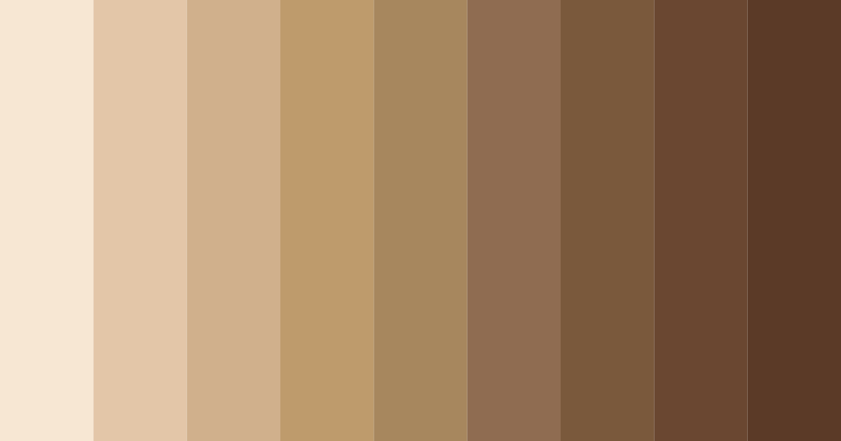 Download muted beige color palette PNG image (landscape)