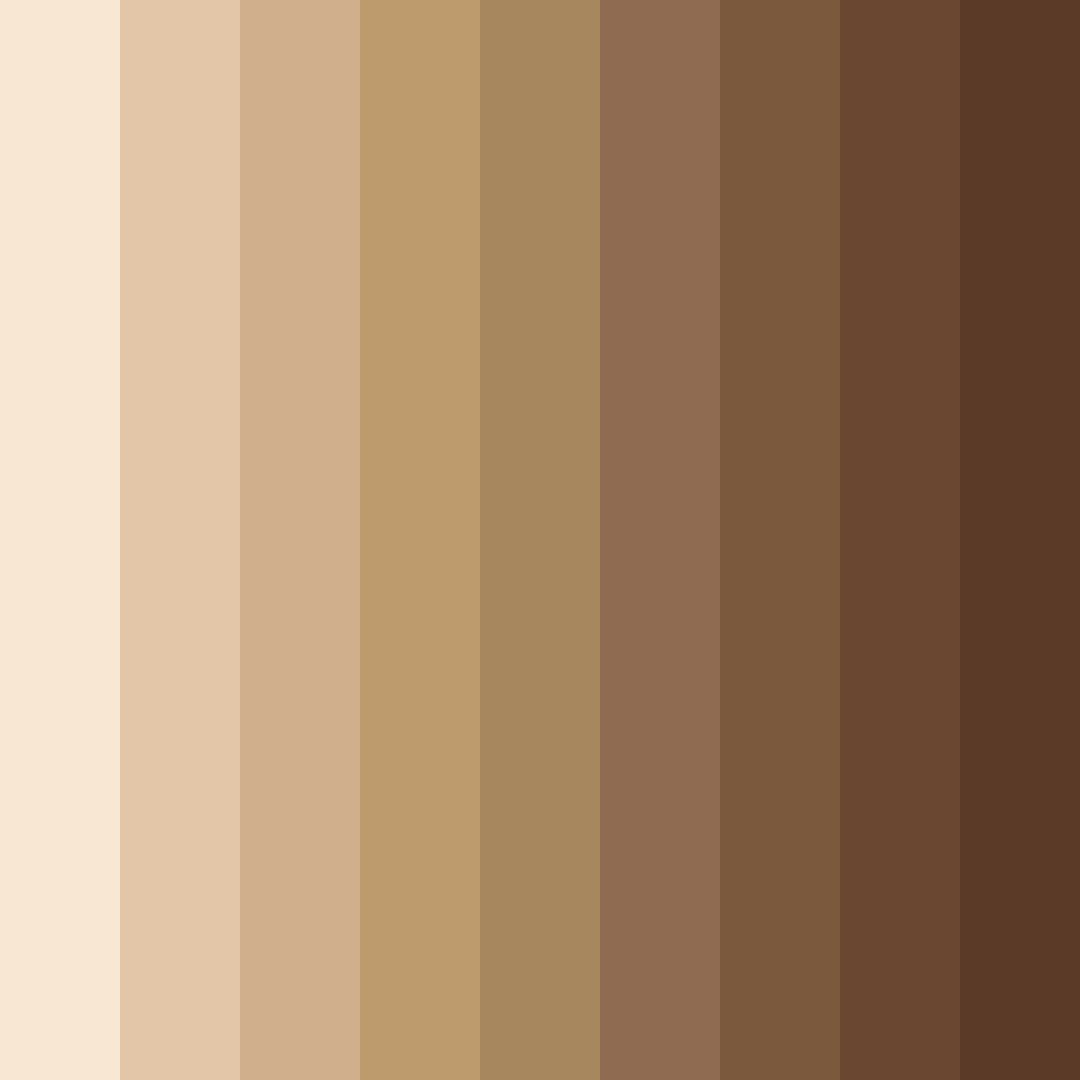 Download muted beige color palette PNG image (square)