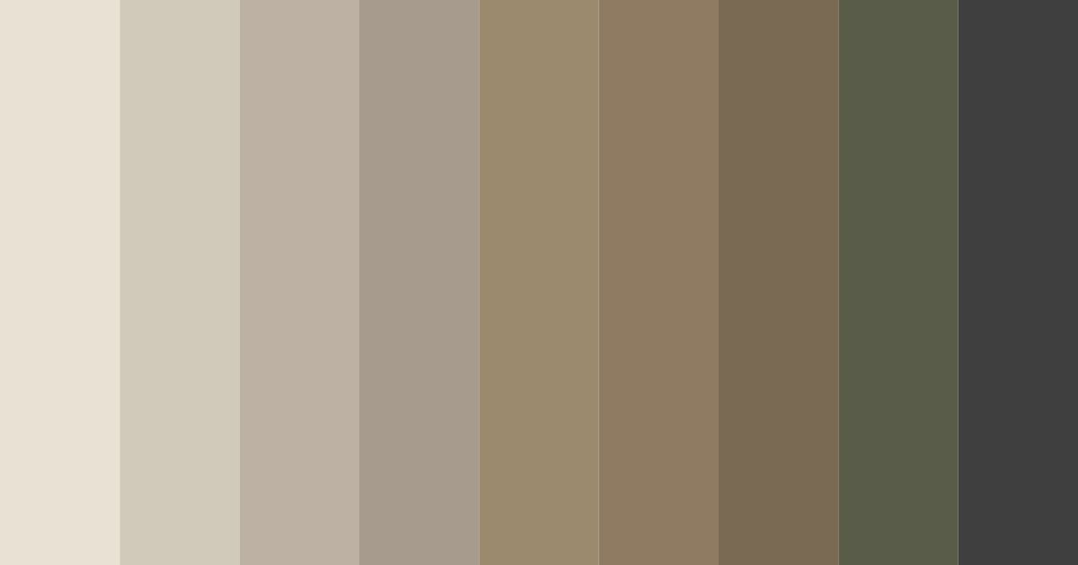 Download muted beige color palette PNG image (landscape)