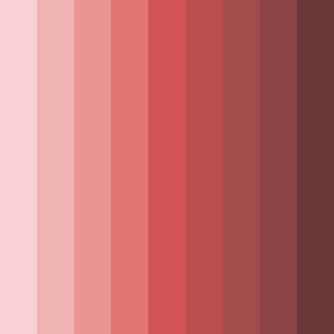 Download muted red shades color palette PNG image (square)