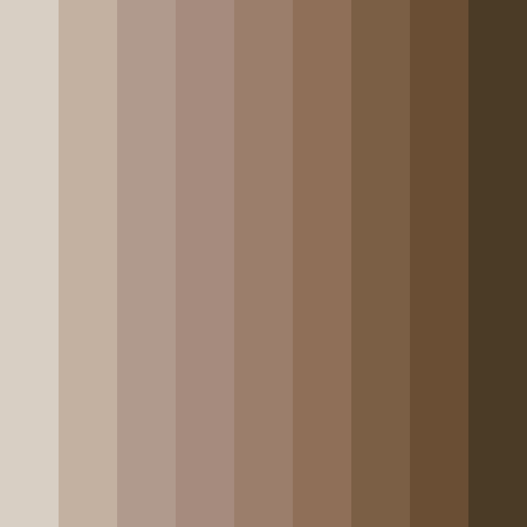 Download muted brown color palette PNG image (square)