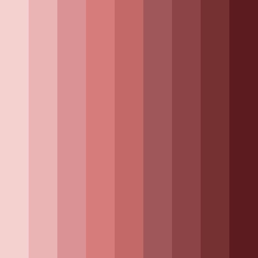 Download muted red color palette PNG image (square)