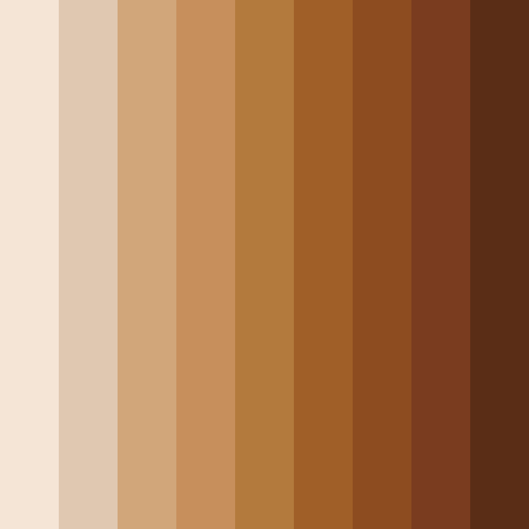 Download dusty ember glow color palette PNG image (square)