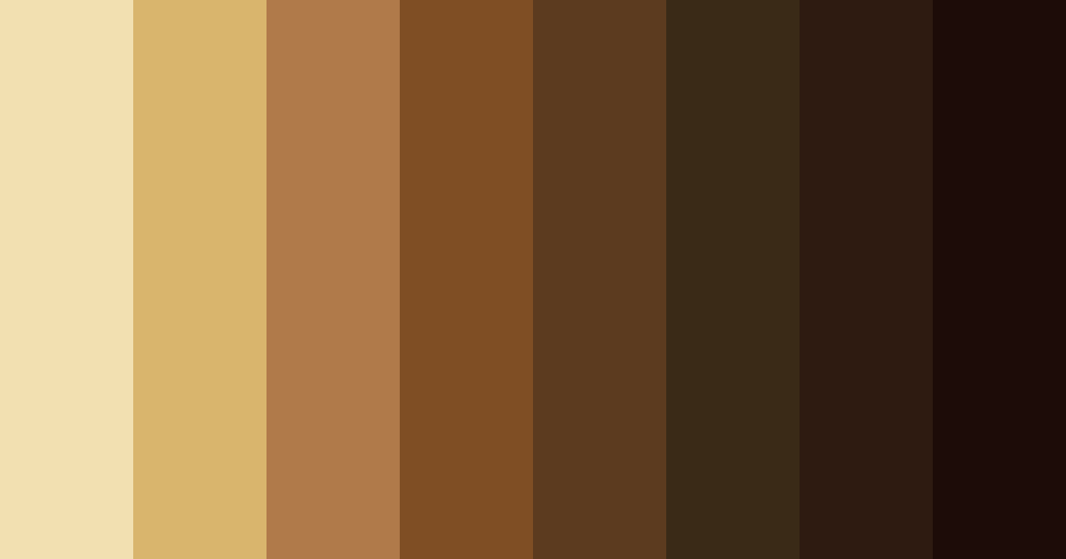 Download brown autumnforest color palette PNG image (landscape)