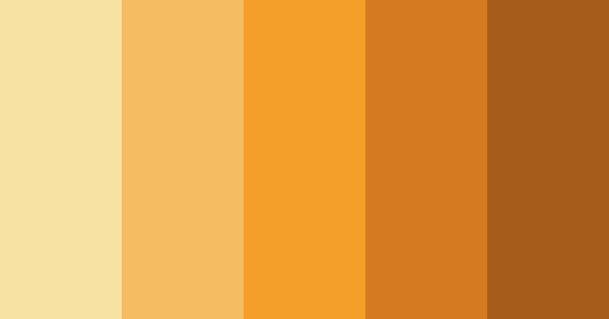 Download orange sunset color palette PNG image (landscape)