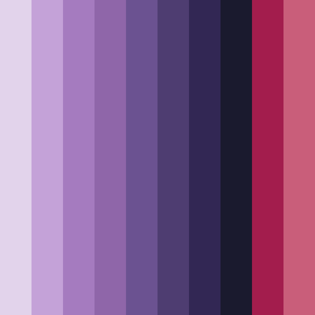 Download lavender dreams color palette PNG image (square)