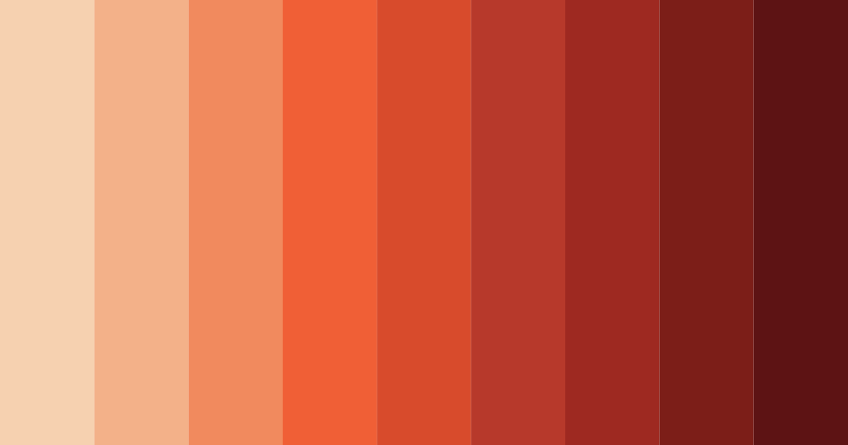 Download muted orange color palette PNG image (landscape)