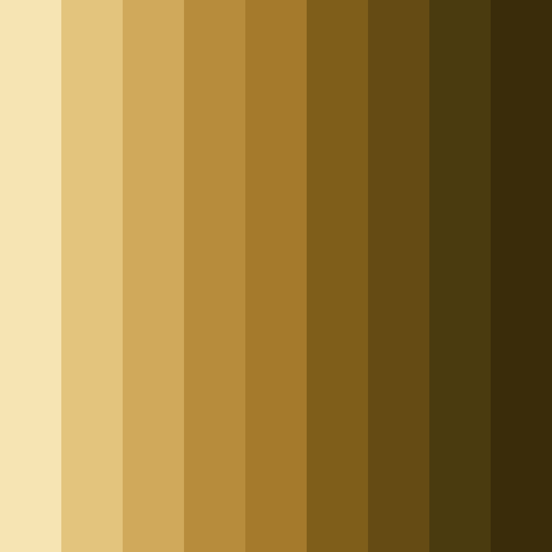 Download muted golden orange color palette PNG image (square)