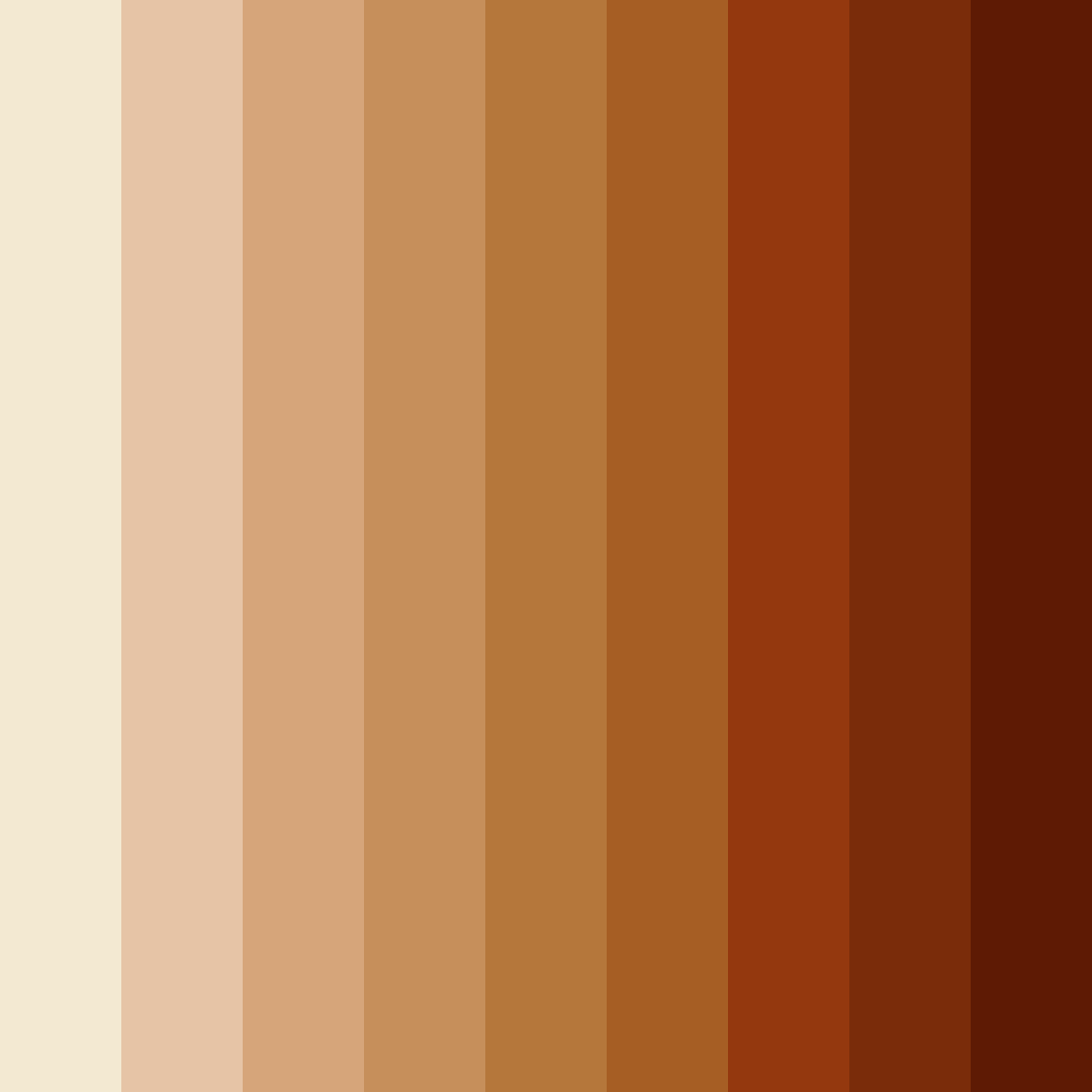 Download ember sunset color palette PNG image (square)
