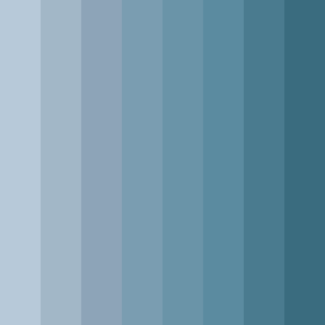 Download muted blue color palette PNG image (square)