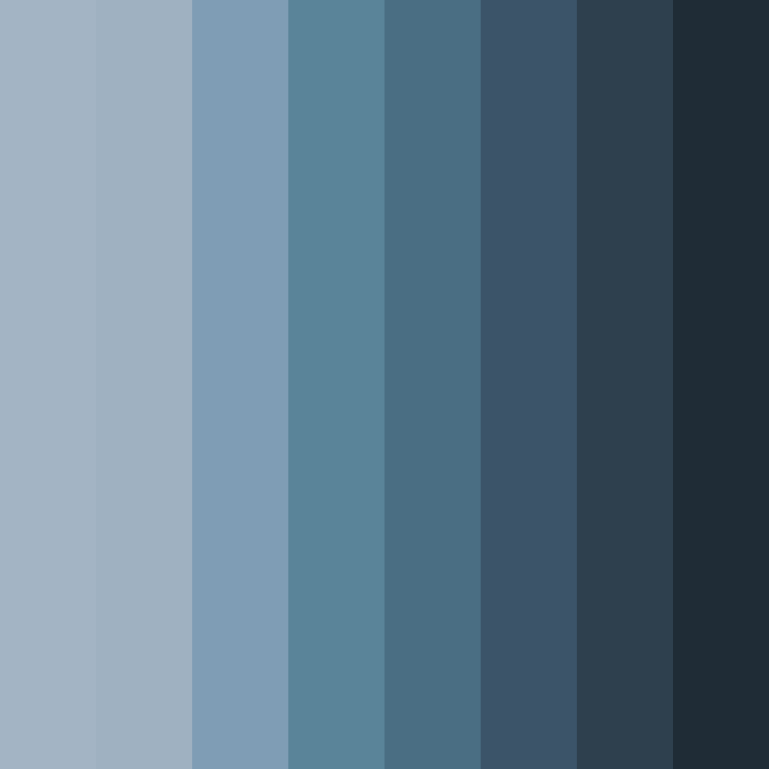 Download whispering waters color palette PNG image (square)