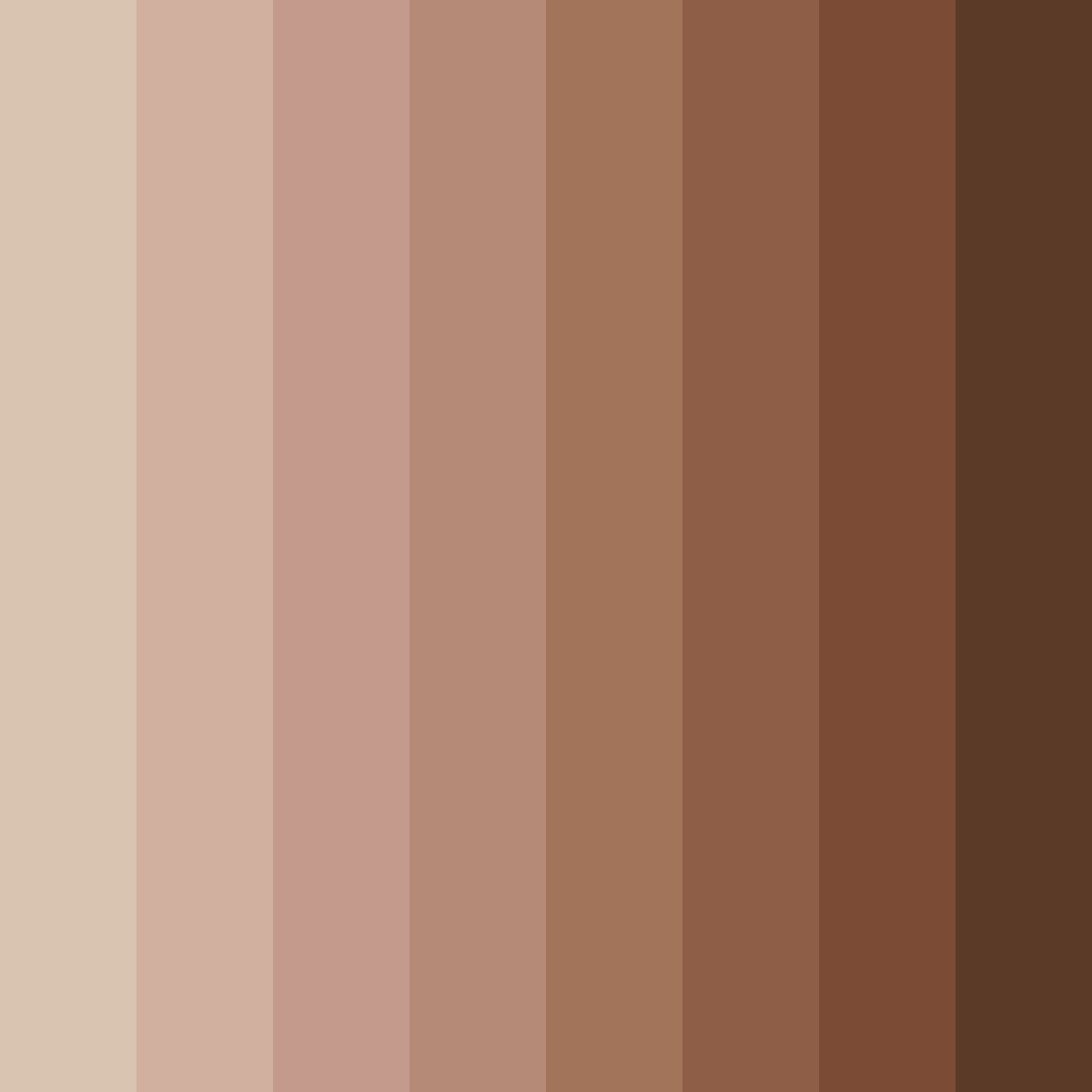 Download muted brown dust color palette PNG image (square)