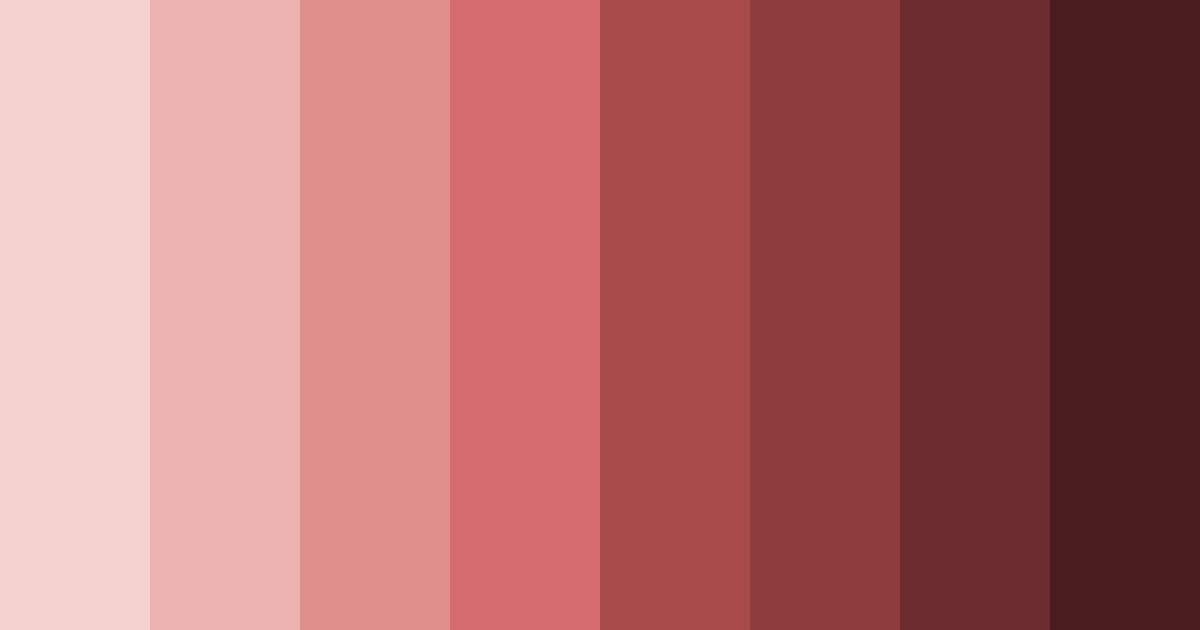 Download rustic rosewood color palette PNG image (landscape)