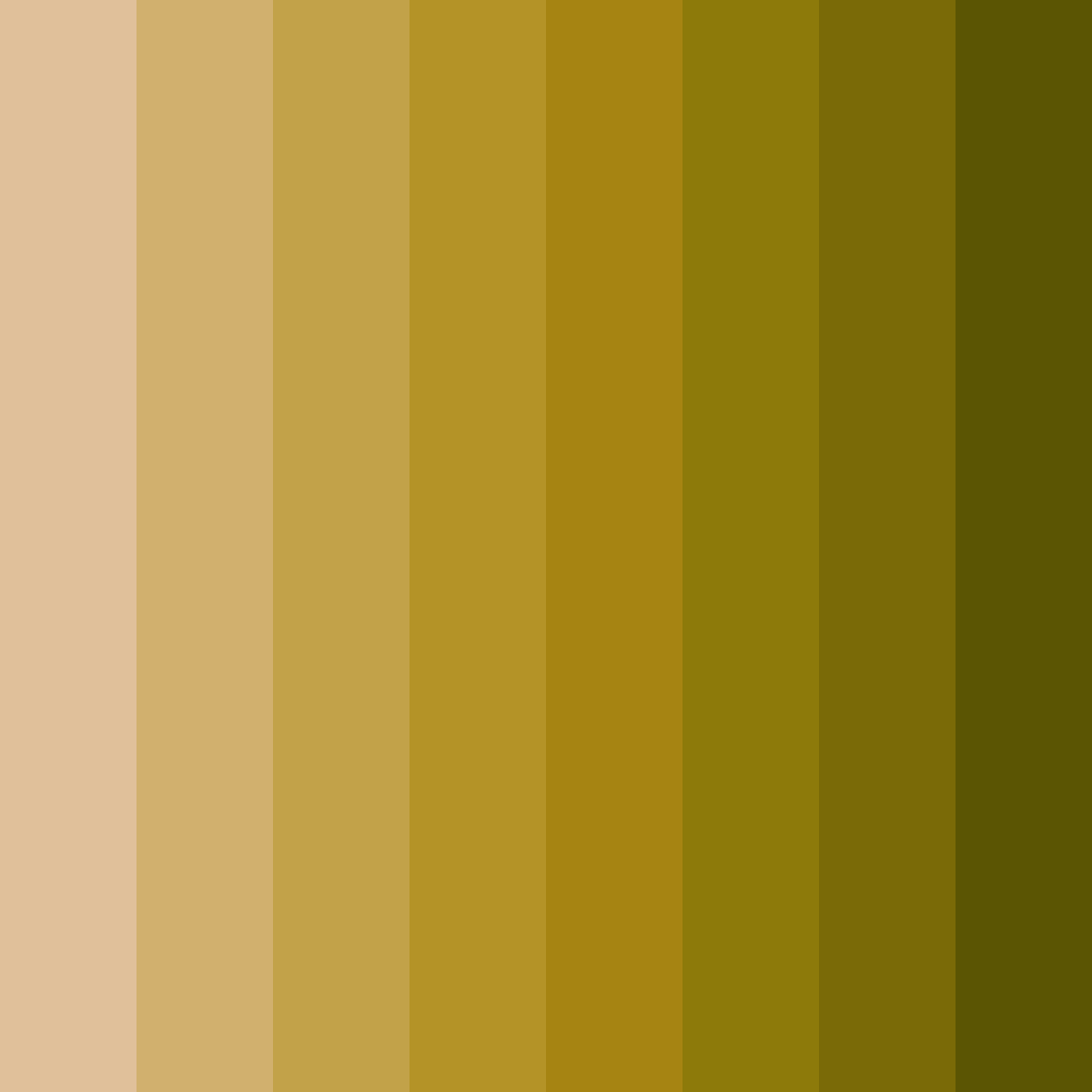 Download golden ember glow color palette PNG image (square)