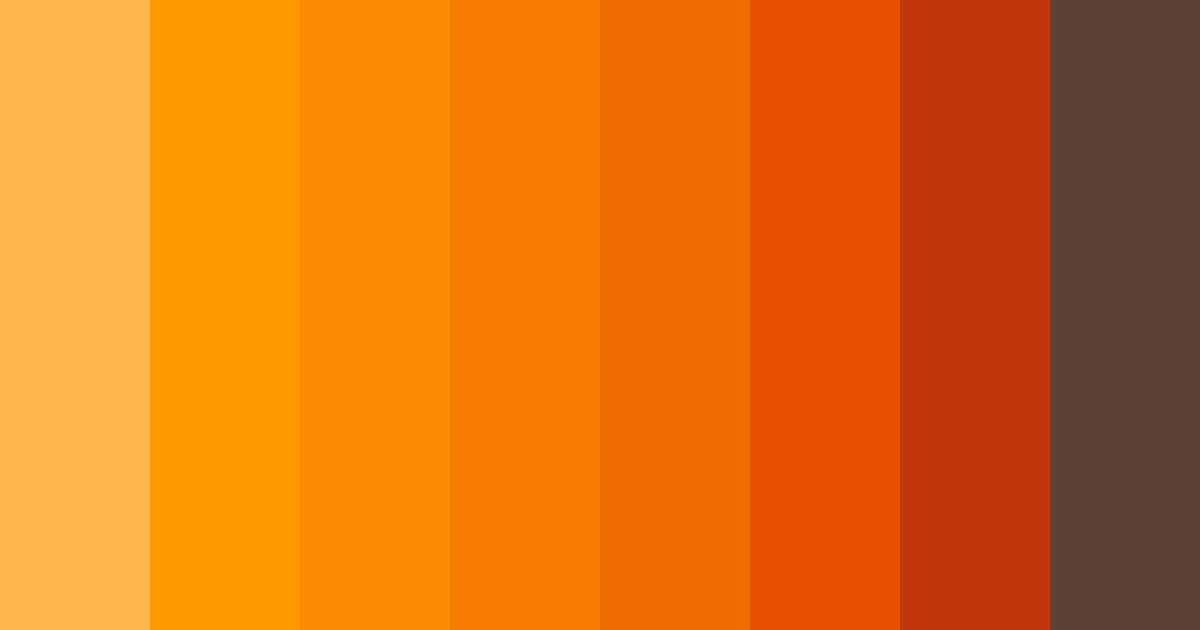 Download tangerine dreams color palette PNG image (landscape)