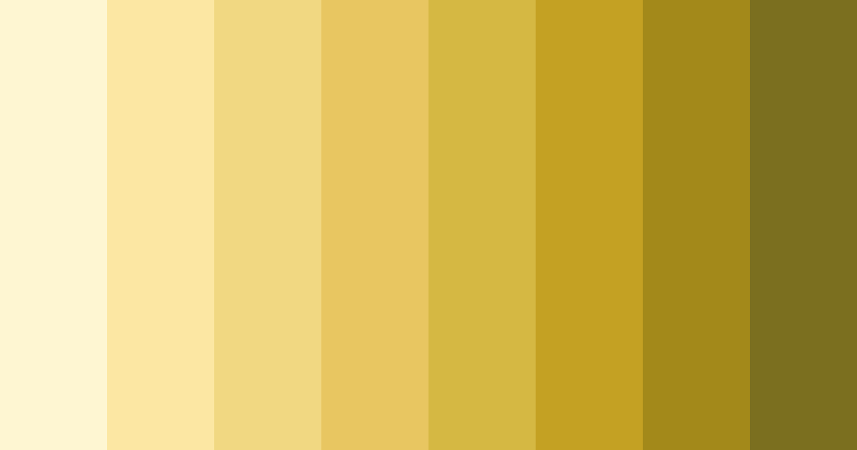 Download muted yellow color palette PNG image (landscape)