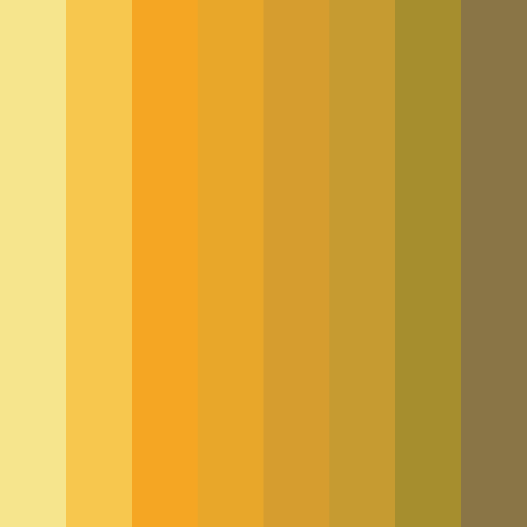 Download golden hour haze color palette PNG image (square)