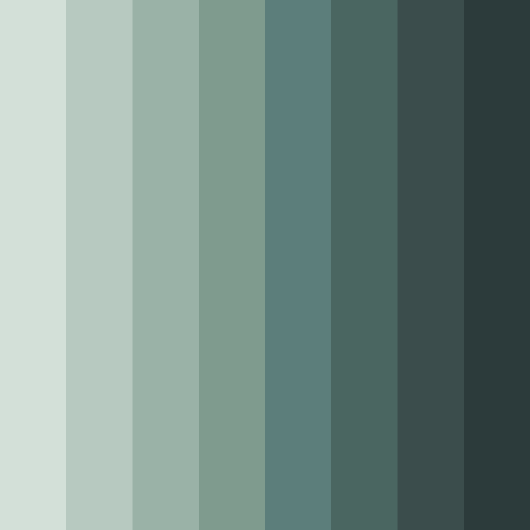 Download whispering moss color palette PNG image (square)