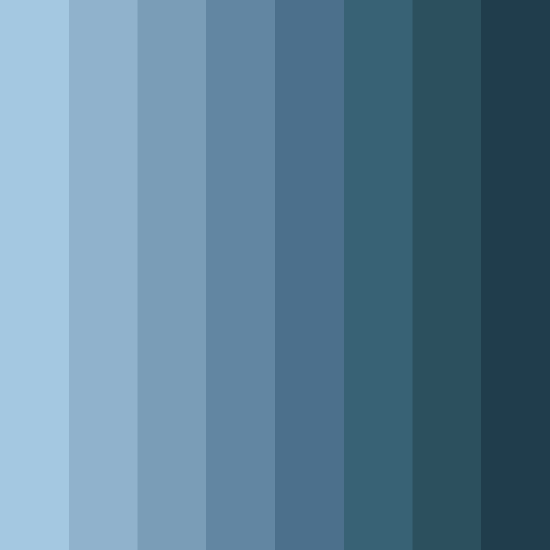 Download muted blue color palette PNG image (square)
