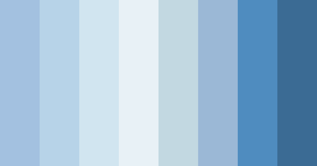 Download soft blue color palette PNG image (landscape)