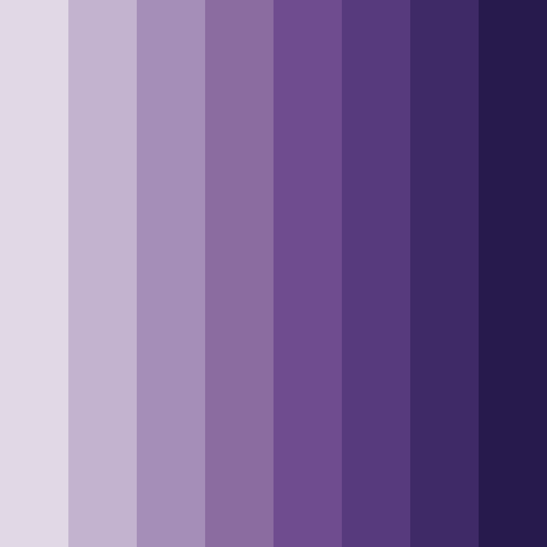 Download muted purple elegance color palette PNG image (square)
