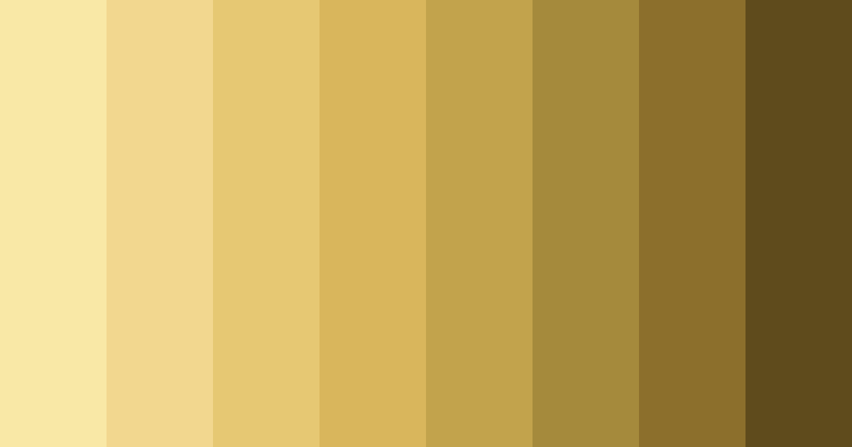 Download muted yellow color palette PNG image (landscape)