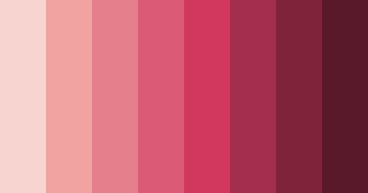 Download blushing embers color palette PNG image (landscape)