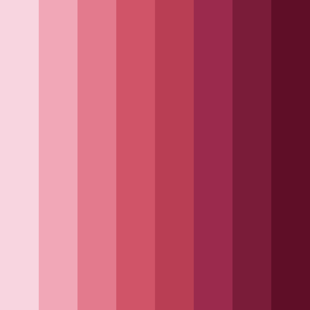 Download muted pink shades color palette PNG image (square)