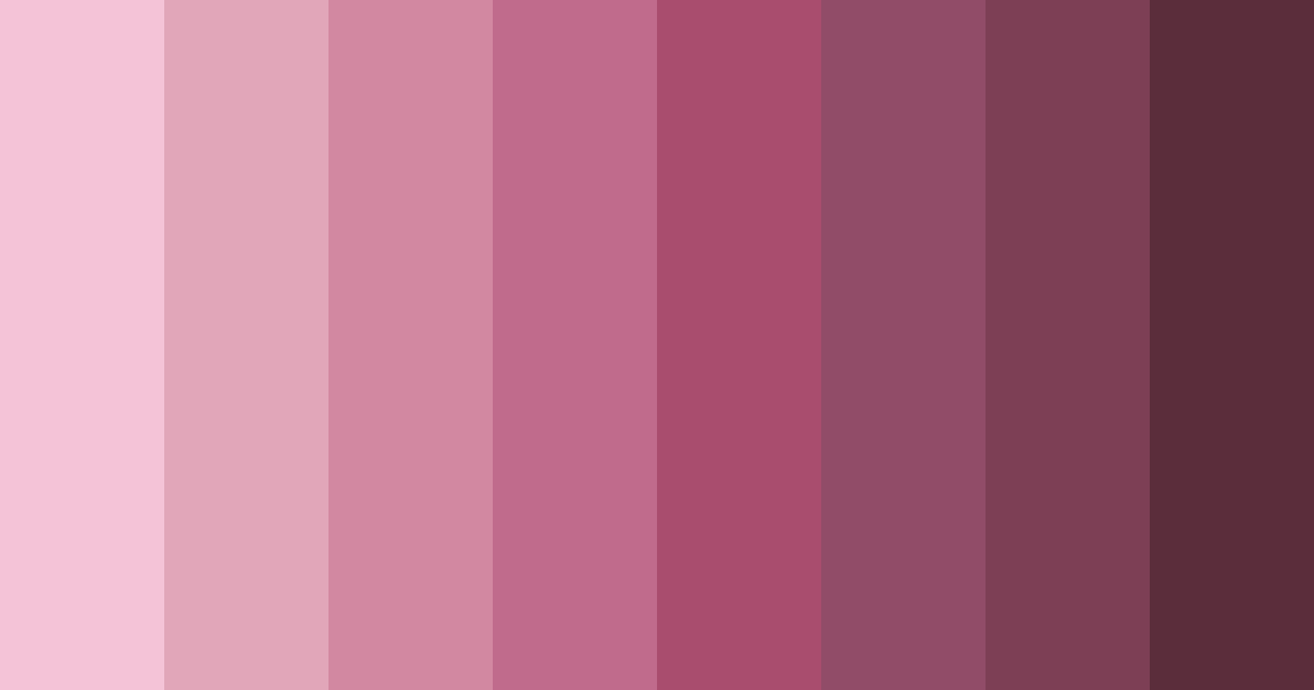 Download muted pink serenity color palette PNG image (landscape)