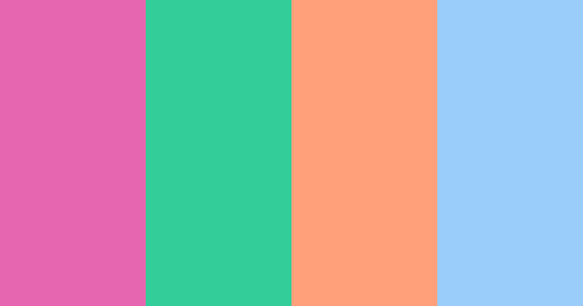 Download candy pop pastel color palette PNG image (landscape)