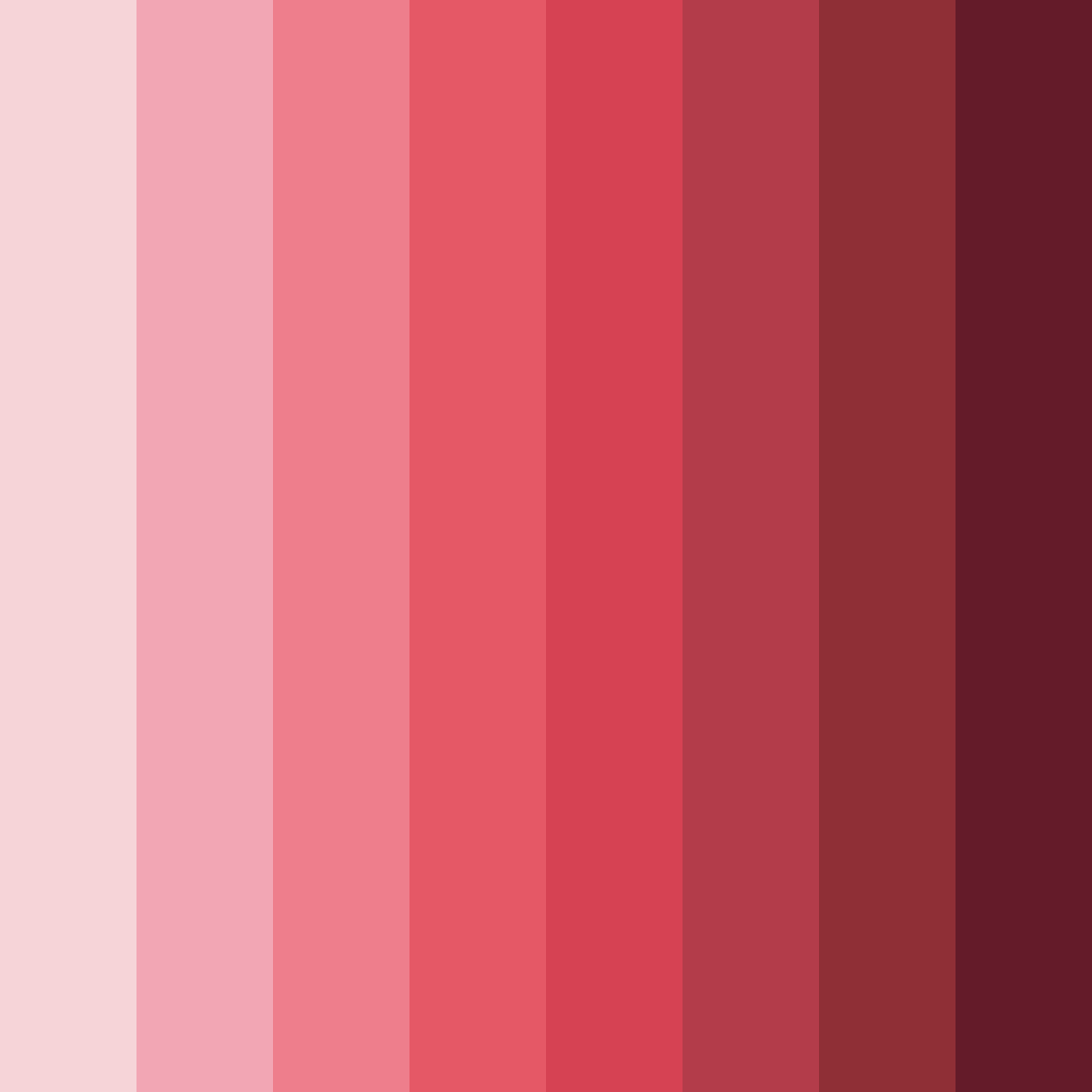 Download muted pink shades color palette PNG image (square)