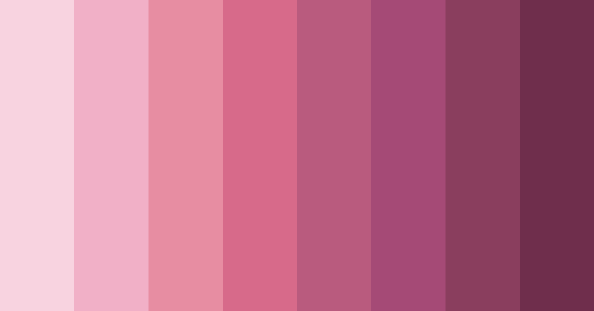 Download muted pink hues color palette PNG image (landscape)