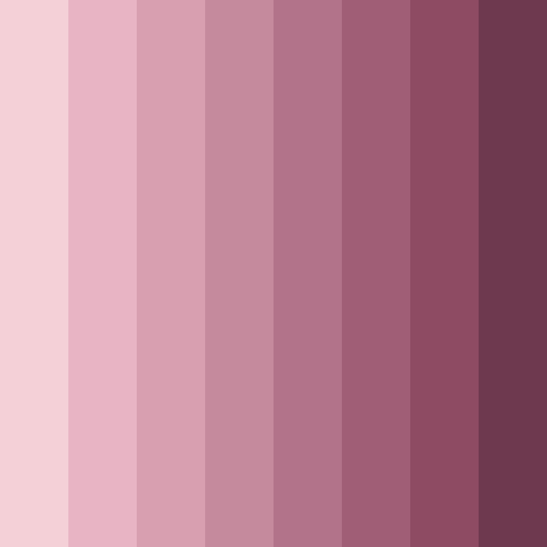 Download muted pink shades color palette PNG image (square)